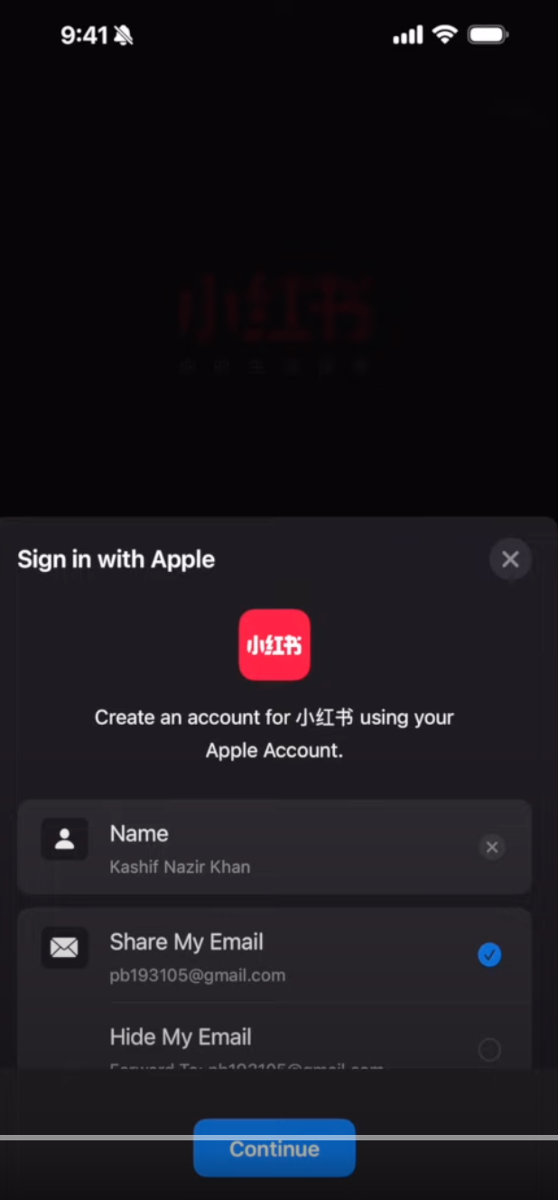 Sign in with Apple ID